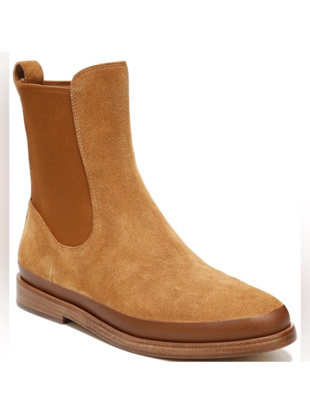 Vince Women's Cecyl Suede Chelsea Boots In Tan